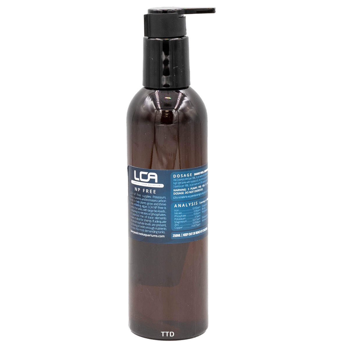 LCA NP Free 250ml Liquid Fertiliser - Liverpool Creek Aquariums