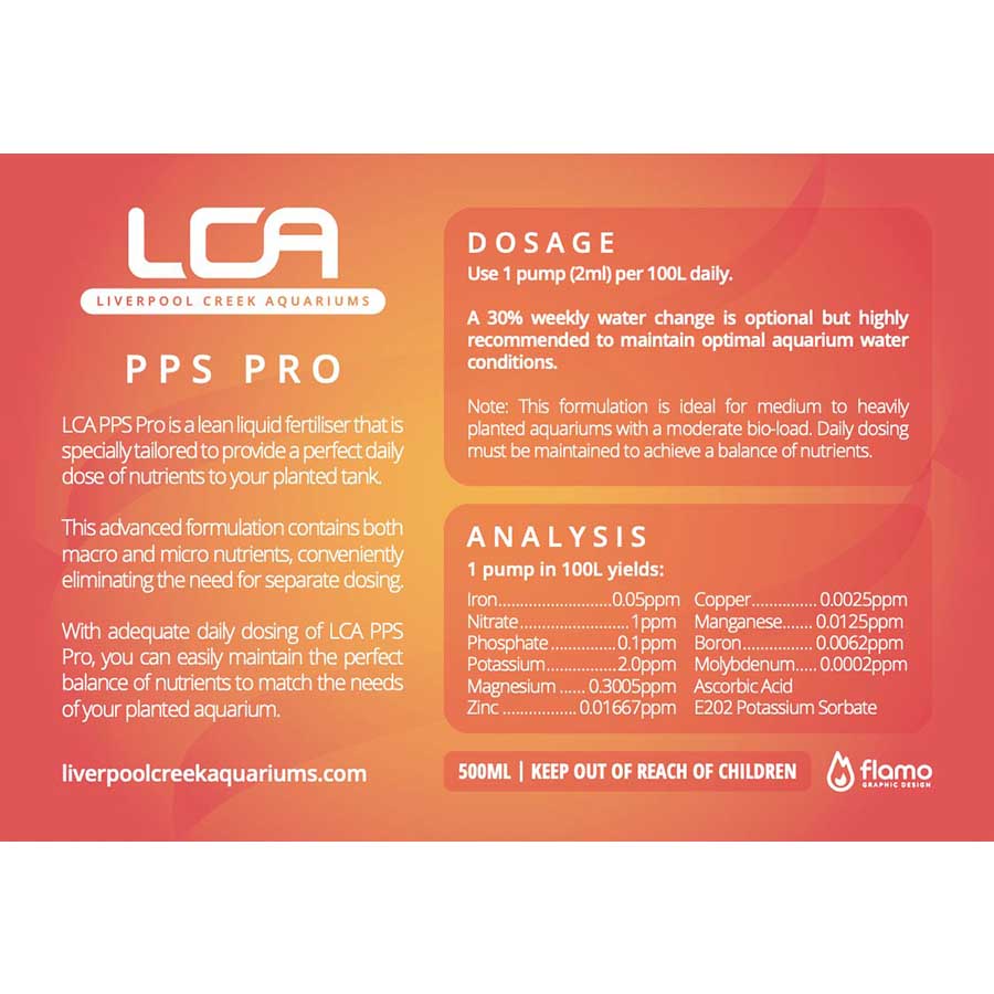 LCA PPS Pro 250ml Liquid Fertiliser - Liverpool Creek Aquariums