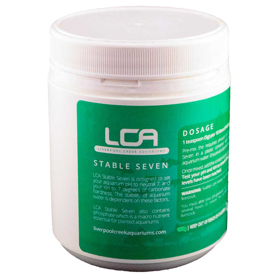 LCA Stable Seven Powder Water Treatments 250g - Liverpool Creek Aquariums