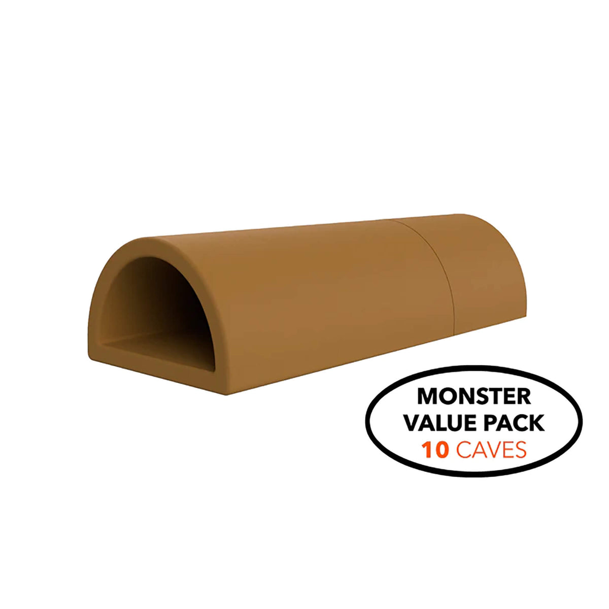 EzyCaves Light Brown D-Shape 10 Pack