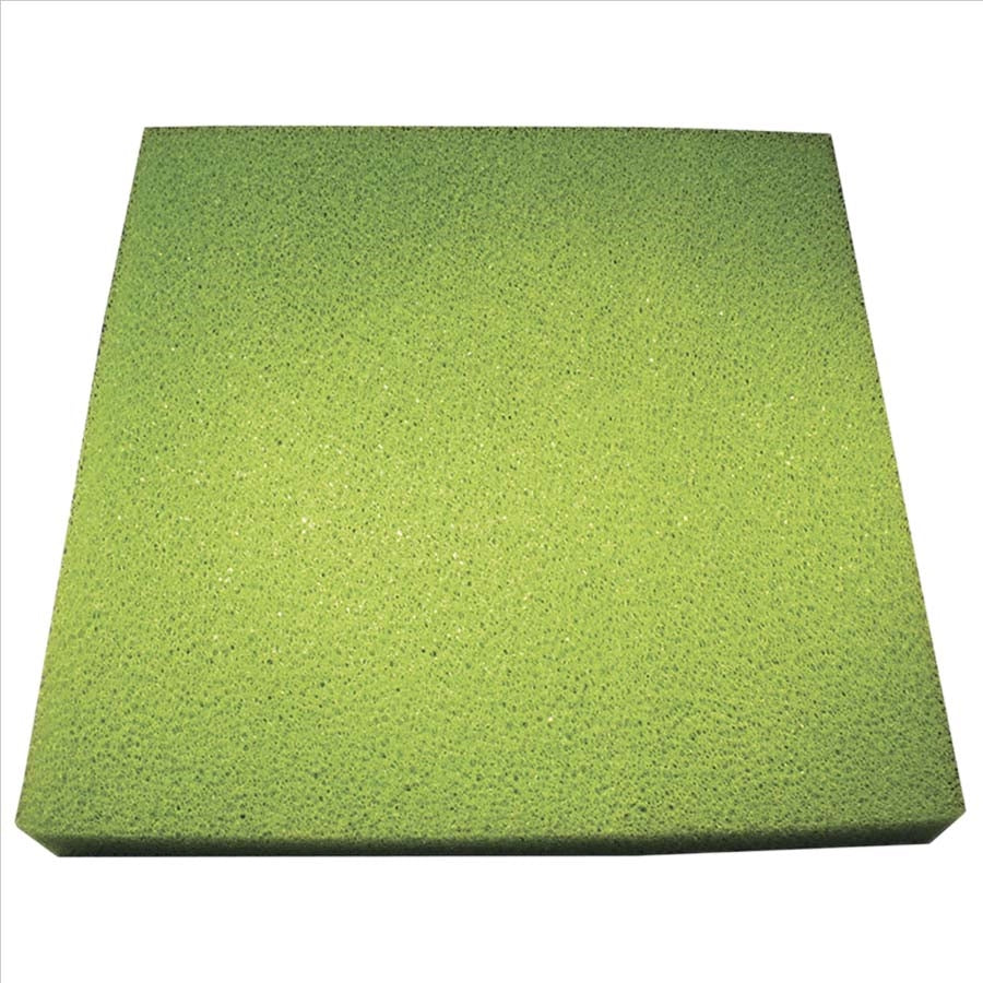 Sponge Sheet Green 38cm X 38cm X 5cm - Coarse