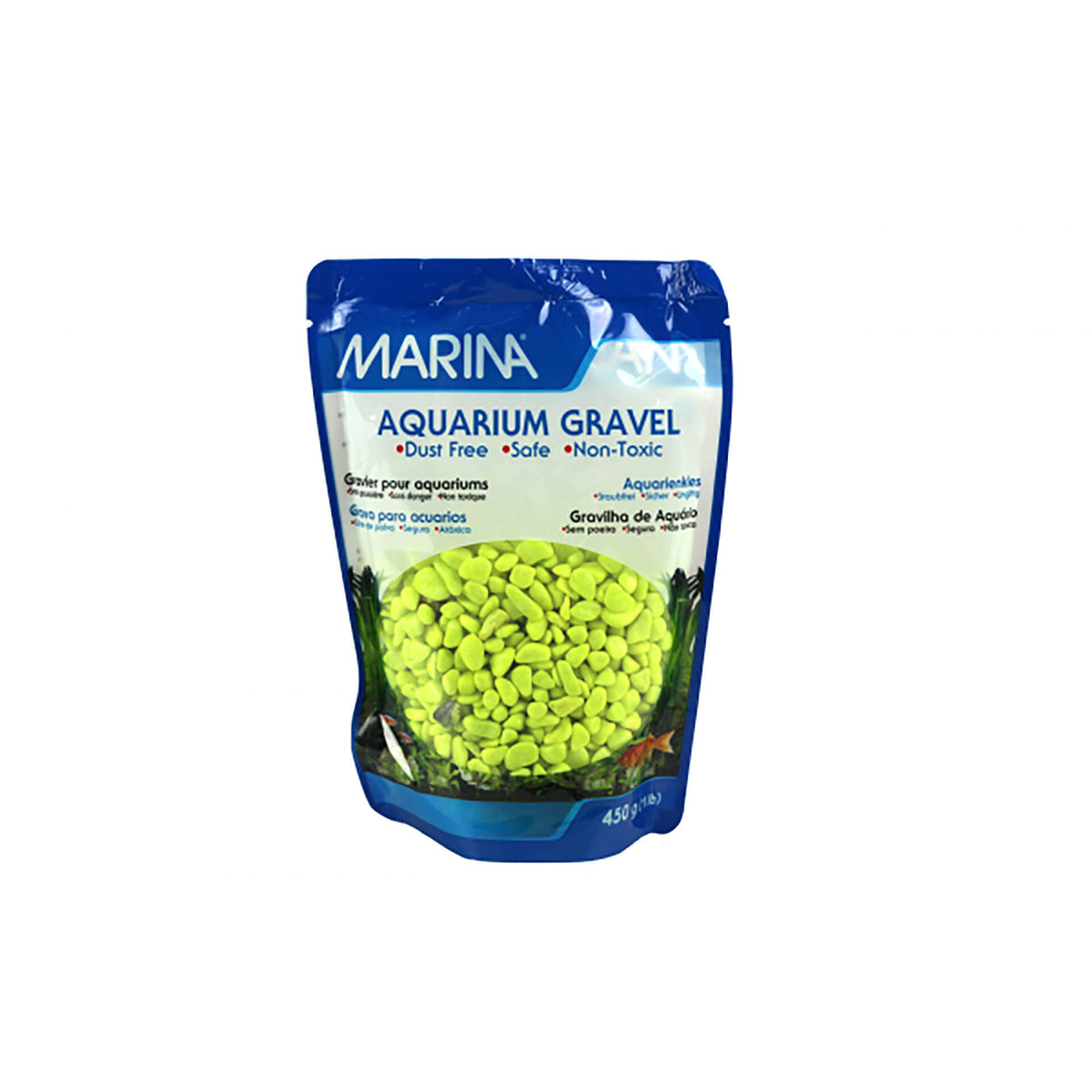 Marina Gravel Lime Green 450gm