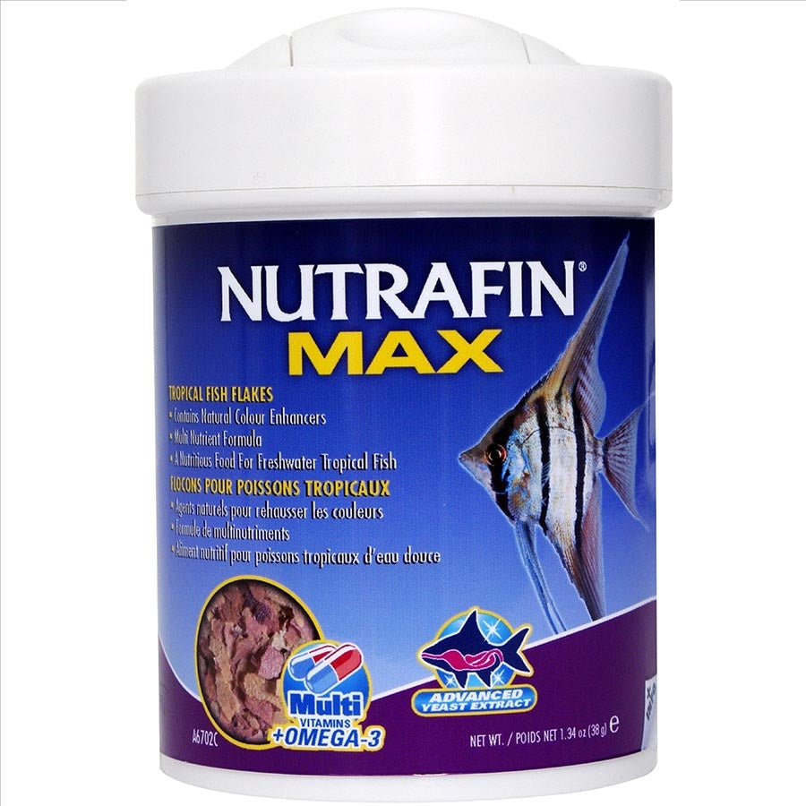 Nutrafin Max Tropical Fish Food Flakes 38g