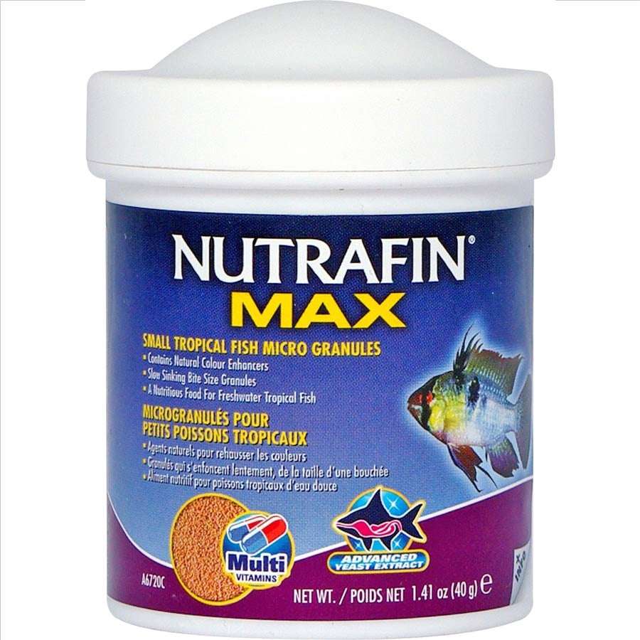 Nutrafin Max Small Tropical Fish Micro Granules 40g Fish Food
