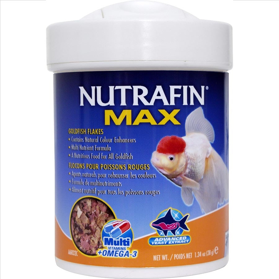 Nutrafin Max Goldfish Flakes 38g Fish Food