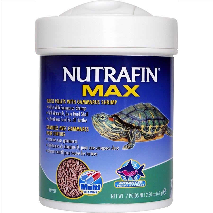 Nutrafin Max Turtle Pellets With Gammarus Shrimp 65g
