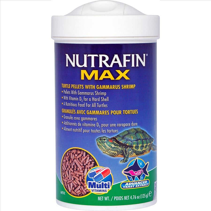 Nutrafin Max Turtle Pellets With Gammarus Shrimp 135g