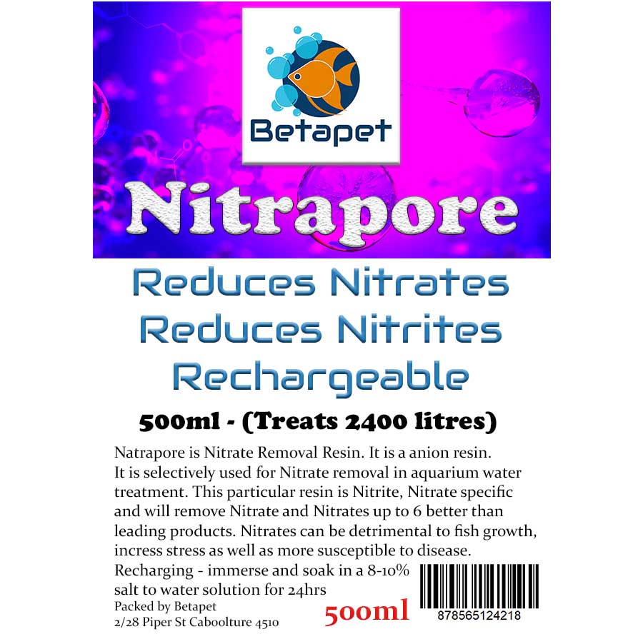 Betapet Nitrapore 500ml Nitrate Reducing Resin