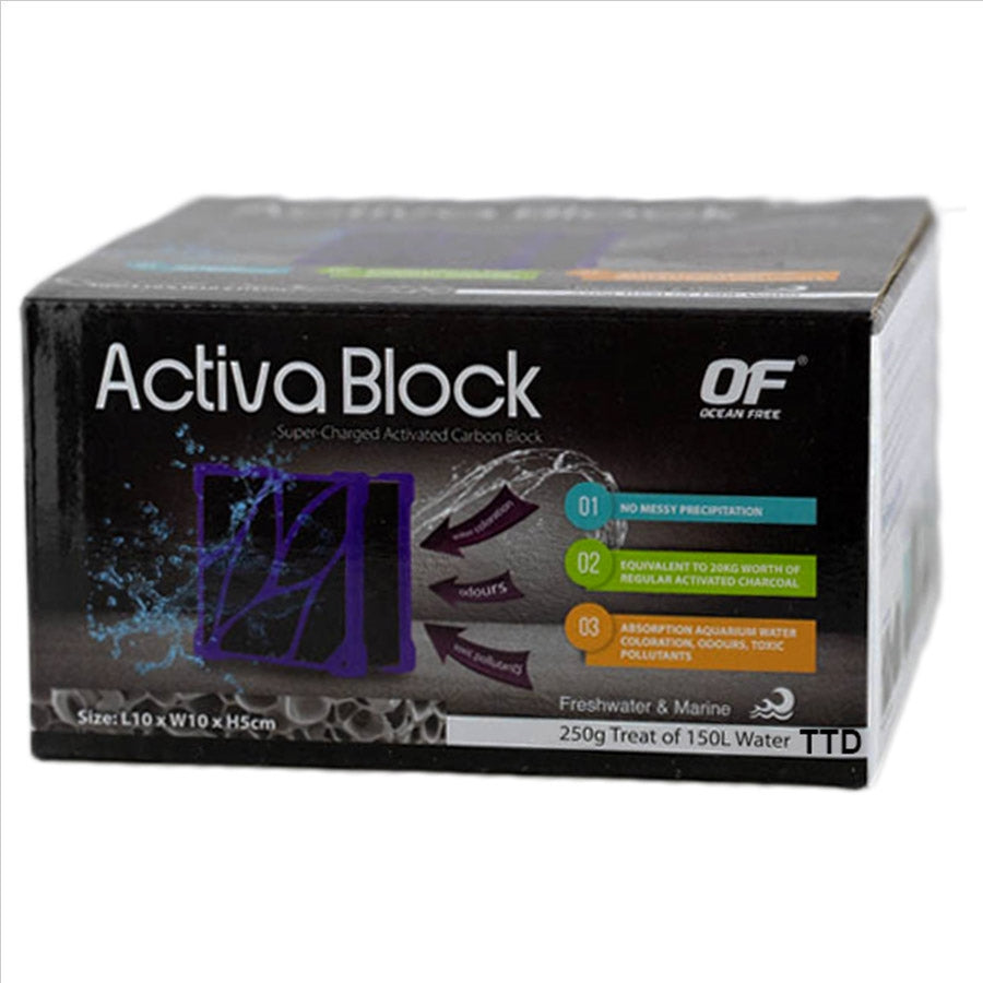 Ocean Free Activa Block - Super Charged Activated Carbon (equivalent to 10kg activated carbon)