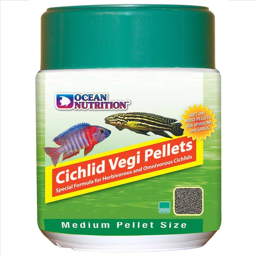 Ocean Nutrition Cichlid Vegi Medium Pellet 100g (3.8mm)