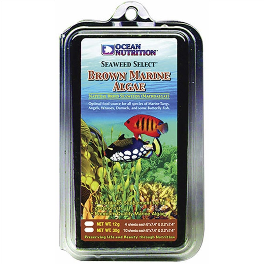 Ocean Nutrition Marine Brown Algae Seaweed 30g with Seaweed Clip