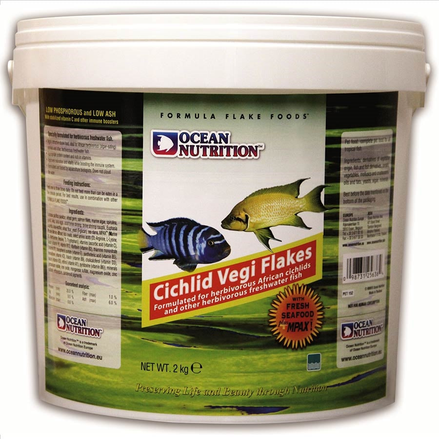 Ocean Nutrition Cichlid Vegi Flakes 2kg