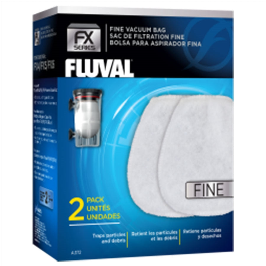 Fluval Replacement Fine Replacement Bags for FX Gravel Vac - Pack of 2