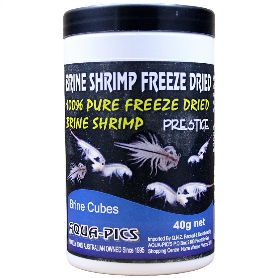 Aqua-Pics Freeze Dried Brine Shrimp 40g (Cubes)
