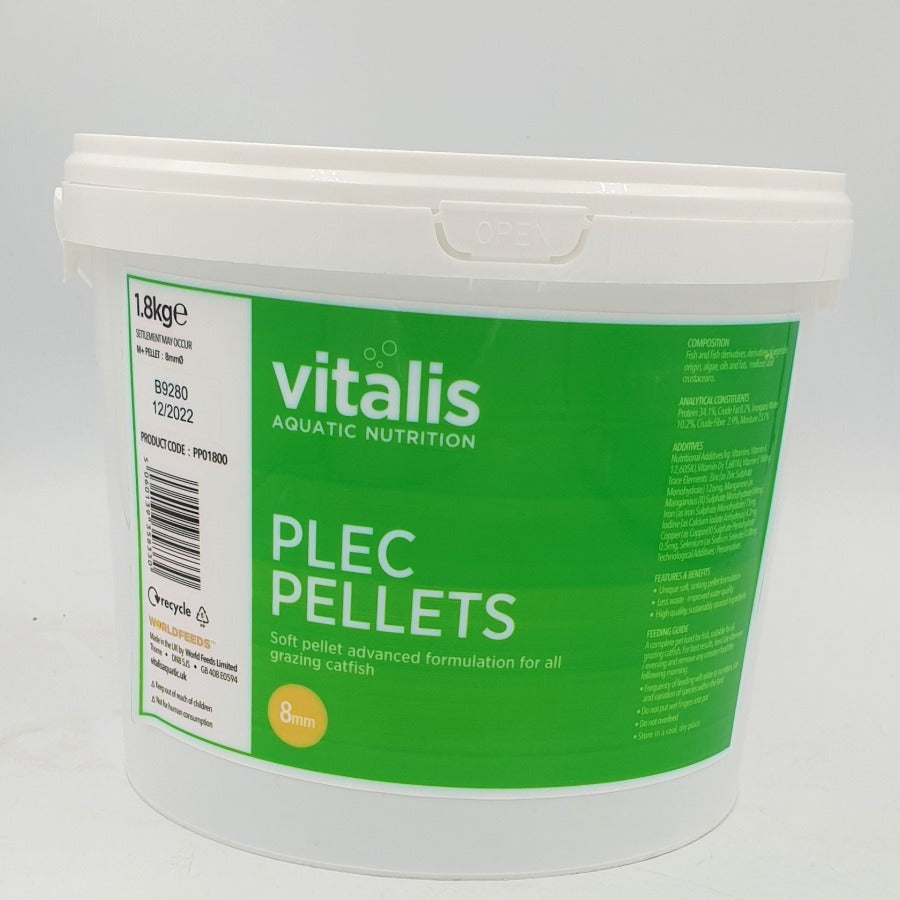 Vitalis Plec Pellets 1.8kg (8mm)