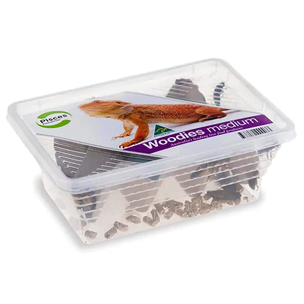 Pisces Woodies Medium - 50g Tub Live Food - Instore Pick Up Only