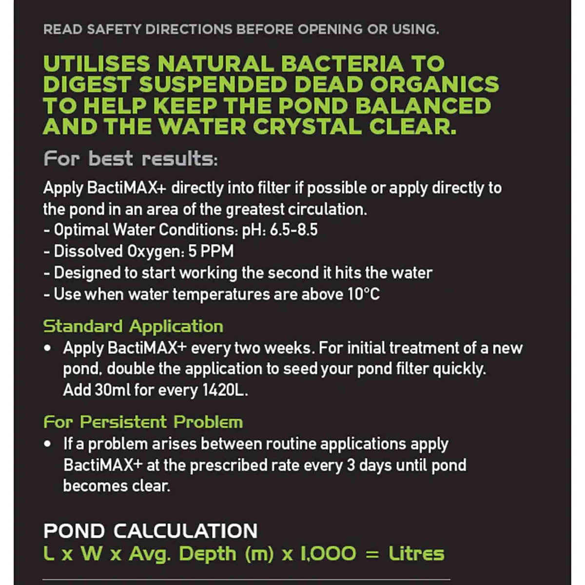 PondMAX BactiMAX+ 940ml