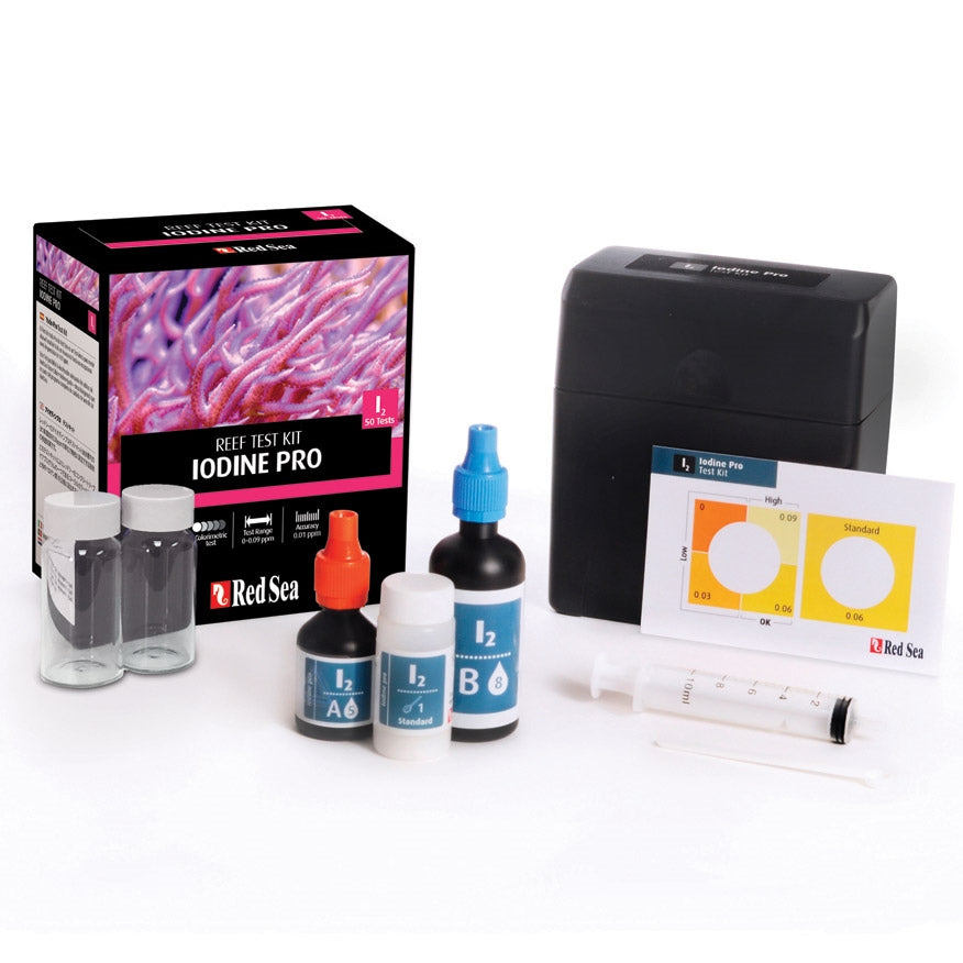 Red Sea Iodine Pro Testing Kit - 50 tests