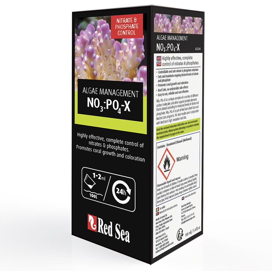 Red Sea Reef Care - Nitrate NO3 and Phosphate PO4 Reducer 100ml NOPOX