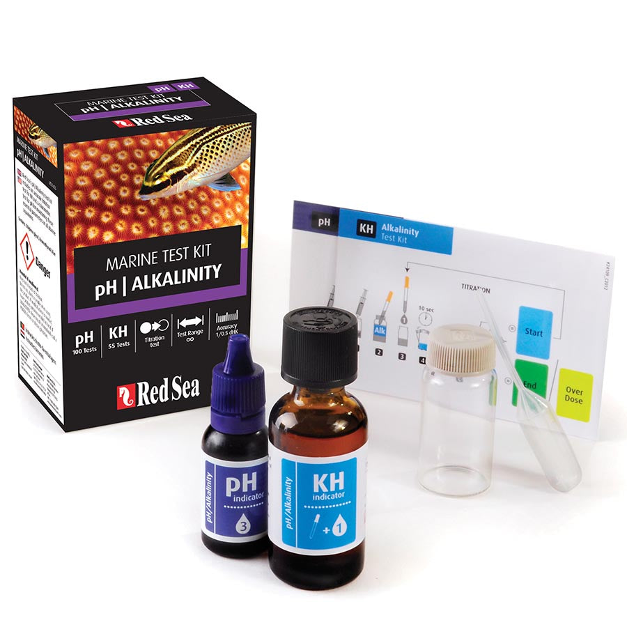 Red Sea pH Alkalinity Test Kit - 100/55 Tests