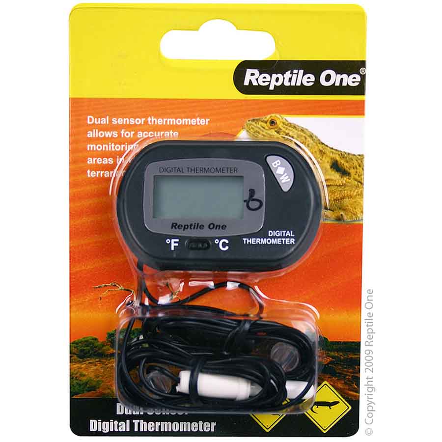 Reptile One Dual Zone Sensor LCD Reptile Thermometer