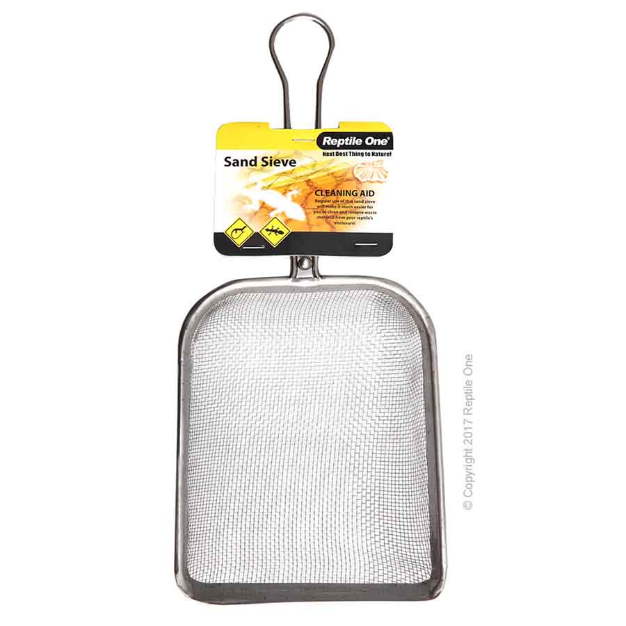 Reptile One Sand Sieve Stainless Steel Mesh 14x17cm