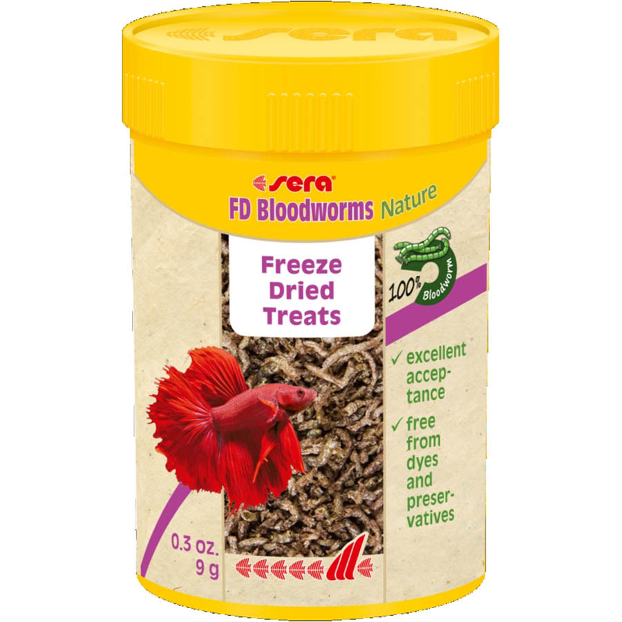 Sera FD Bloodworms Nature 9g Fish Food