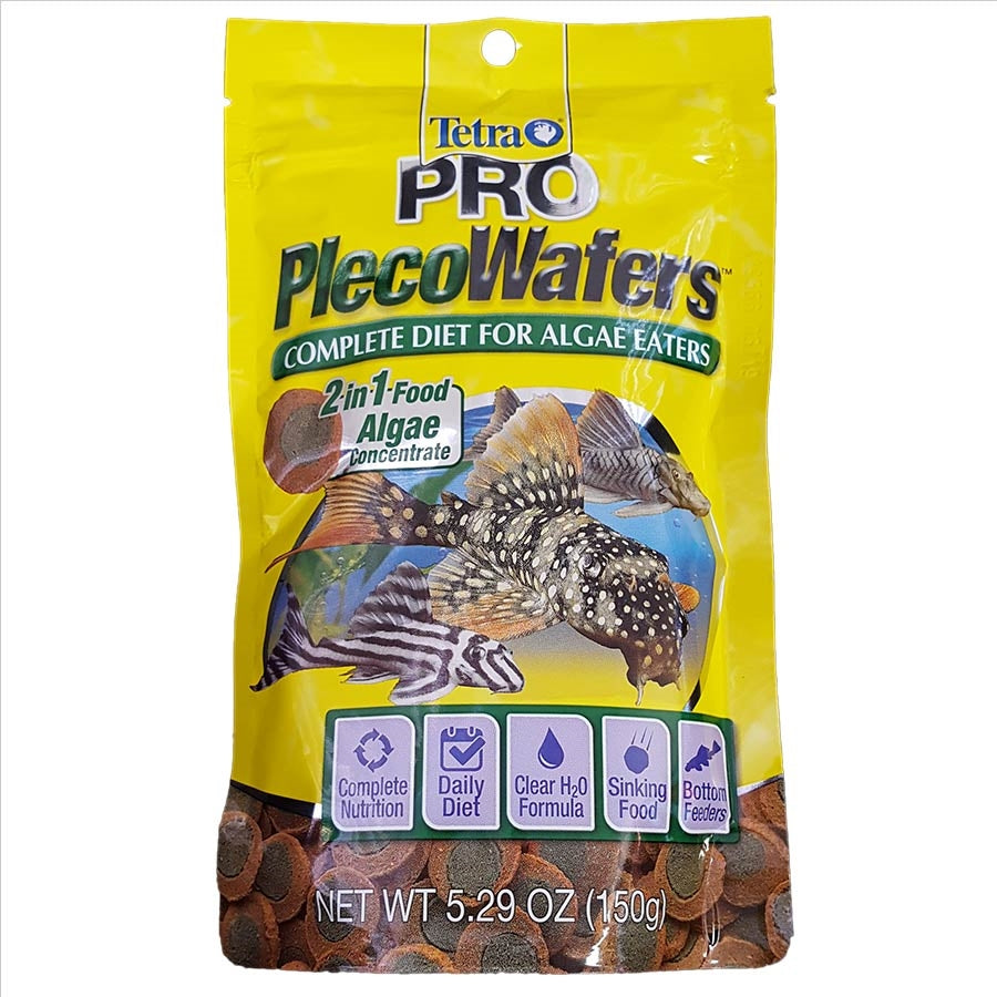 Tetra PRO Pleco Wafers 150g - 2 in 1 food Algae concentrate.