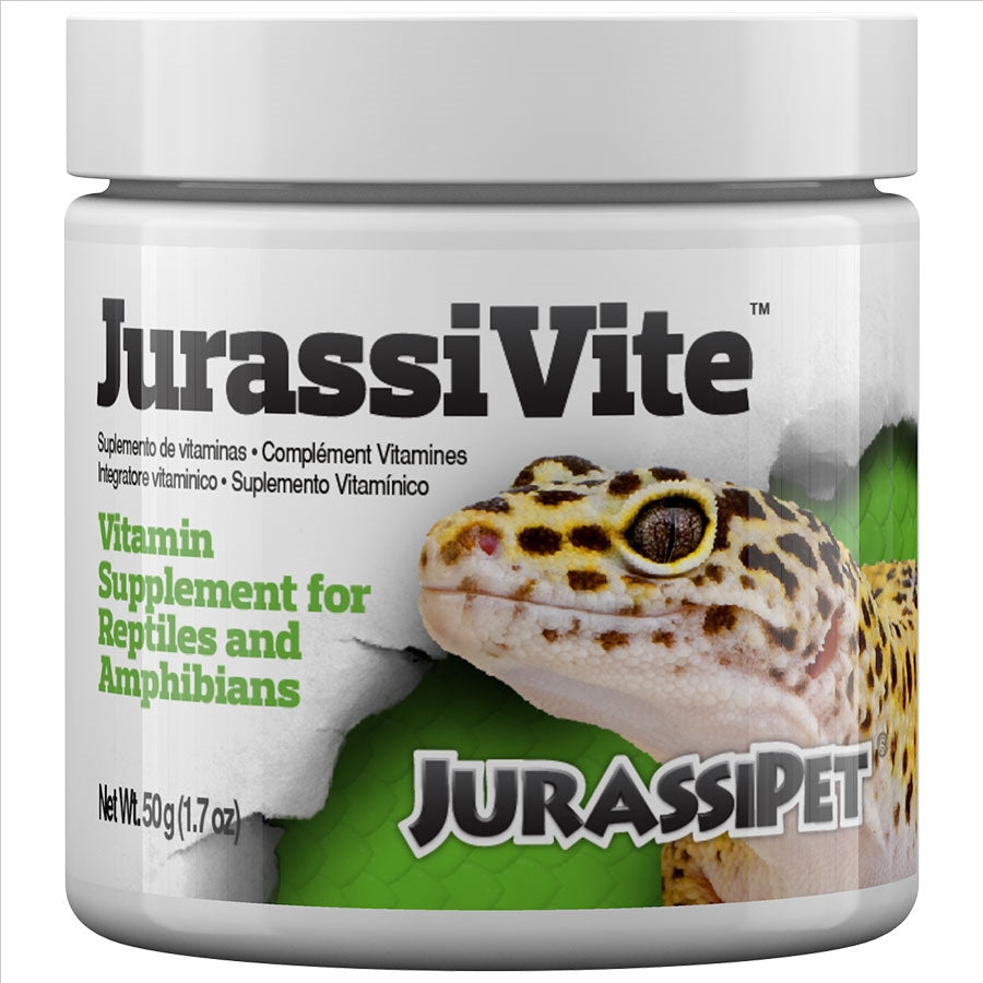 JurassiVite 50g Vitamin Suppliment for reptiles and amphibians. By Seachem