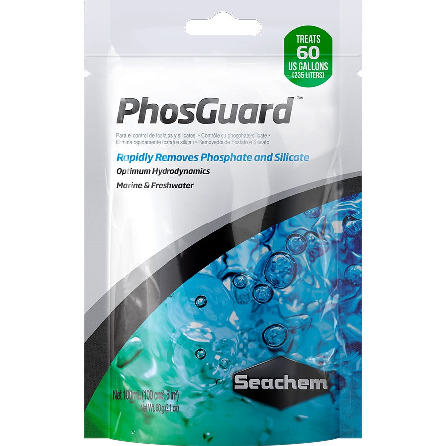 Seachem PhosGuard 100ml bagged - removes silicate and phosphate