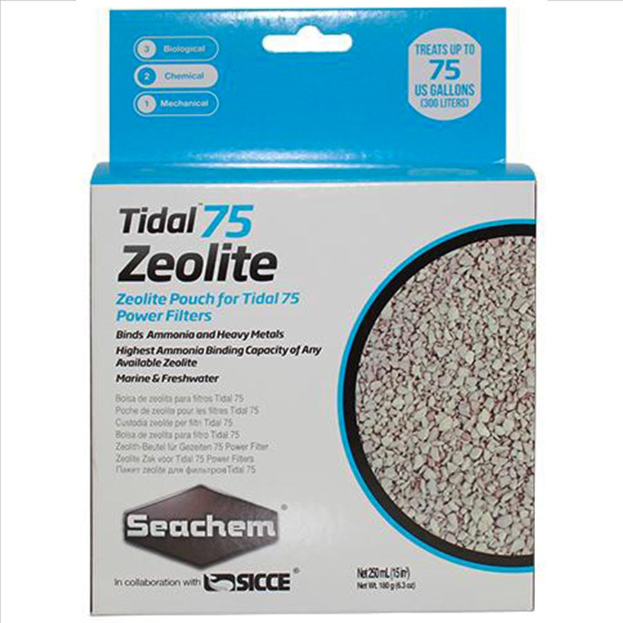 Seachem Tidal 75 Zeolite Pack 250ml