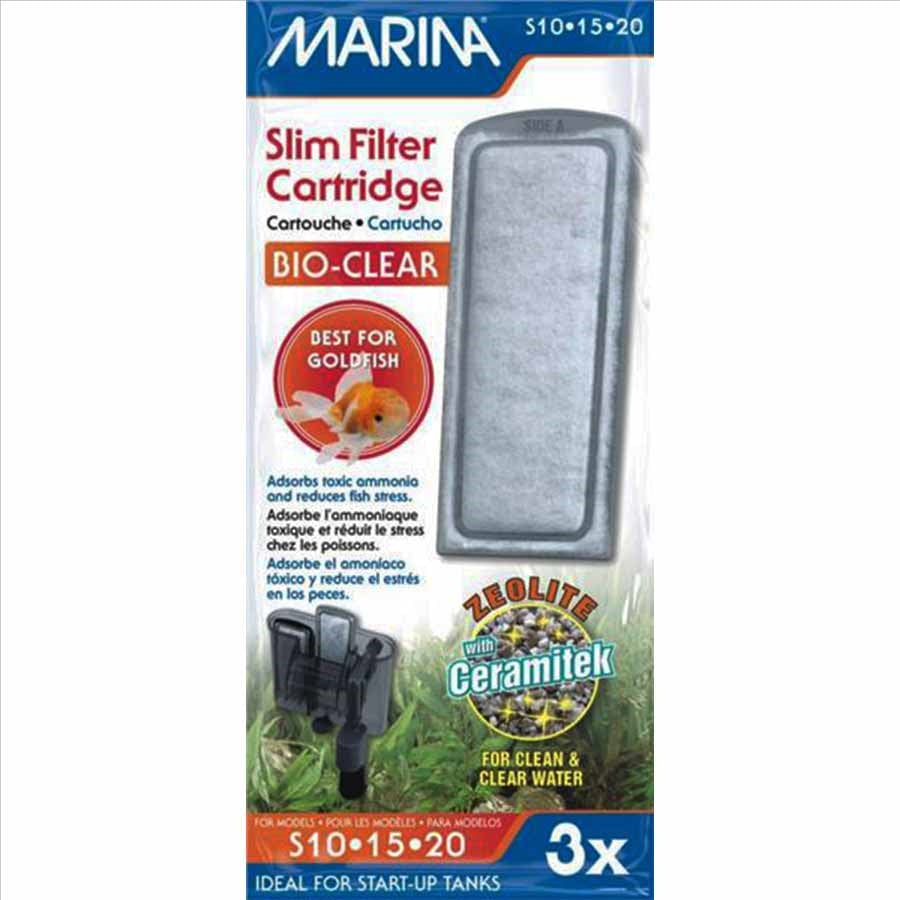 Marina S10, S15, S20 Hang on Filter Cartridge Pack of 3