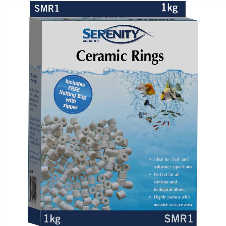 Serenity Ceramic Rings 1kg Bio Media for Filtration