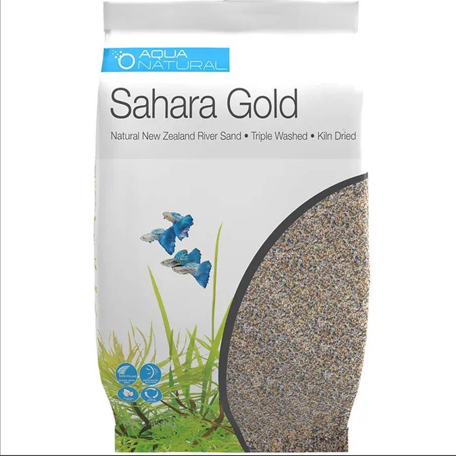 Aqua Natural Sahara Gold Quartz Sand 4.5kg **
