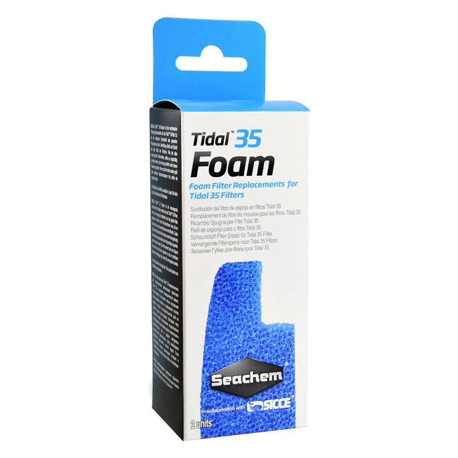 Seachem Tidal 35 Replacement Sponge Foam Pack - 2