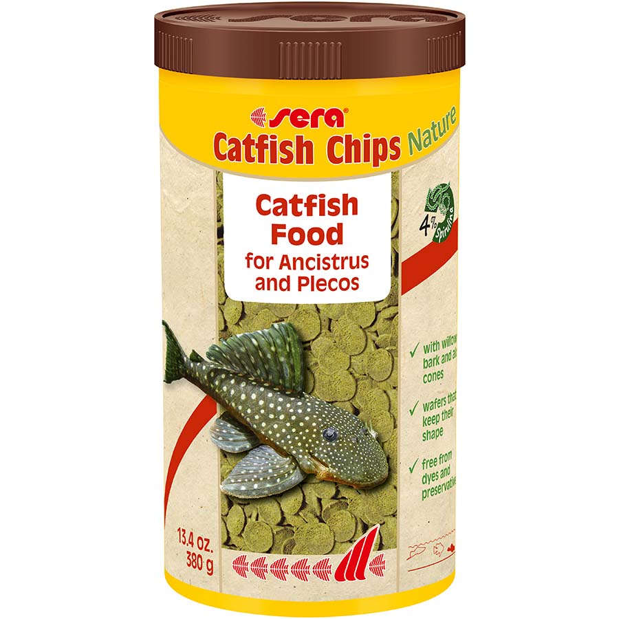 Sera Catfish Chips 380g with Willow and Alder Wood