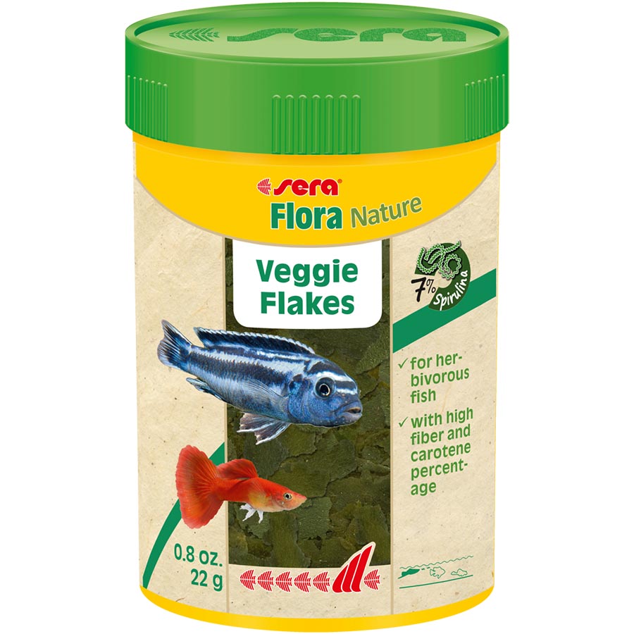 Sera Flora Nature Flake 22g Vegetable Diet Fish Food