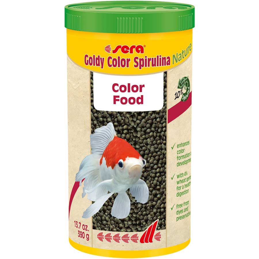 Sera Nature Goldy Colour Spirulina NATURE Diet 390g - 1000ml