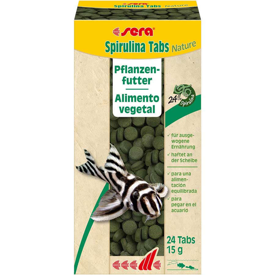 Sera Nature Spirulina Tablets 24 tabs - 15g