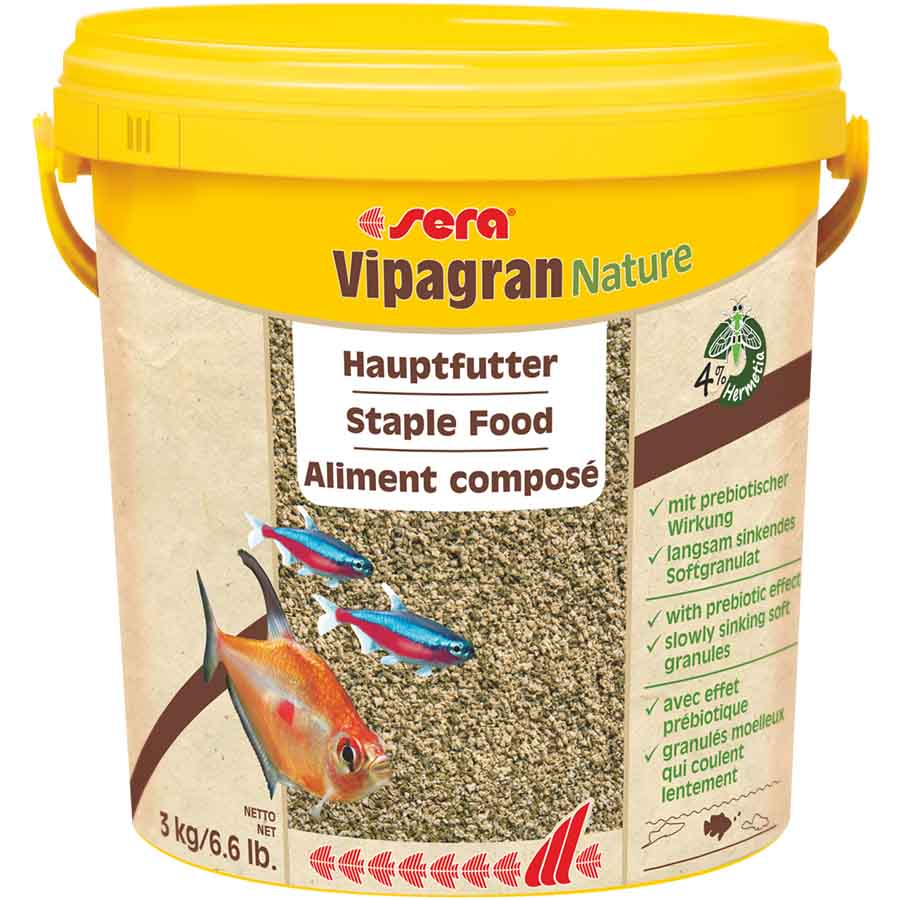 Sera Nature Vipagran 3kg Staple Diet Tropical Granules