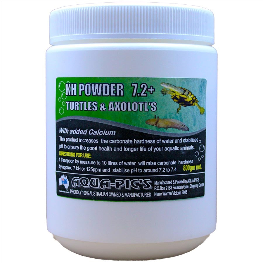 Aqua-Pics Turtle, Axolotl KH 7.2+ Powder 800g