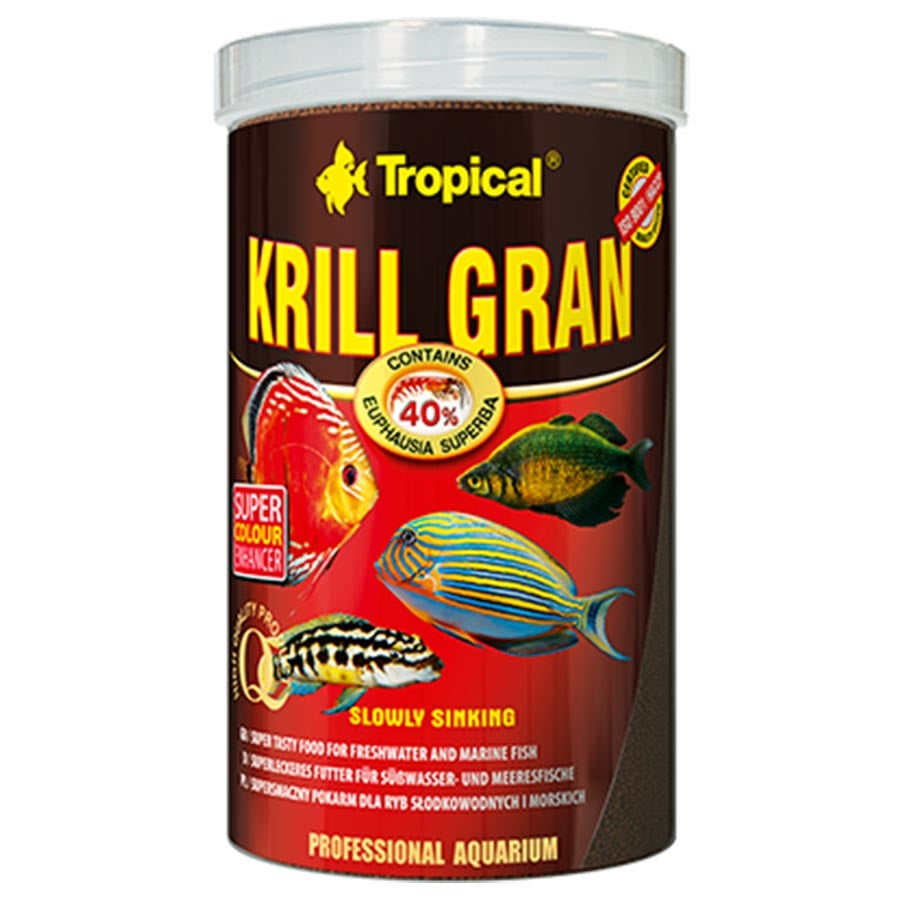 Tropical Krill Gran 1.2mm Sinking 250ml 135g Granulat Fish Food