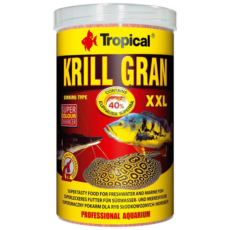 Tropical Krill XXL 3mm Tablet Sinking 1000ml 500g Granulat Fish Food