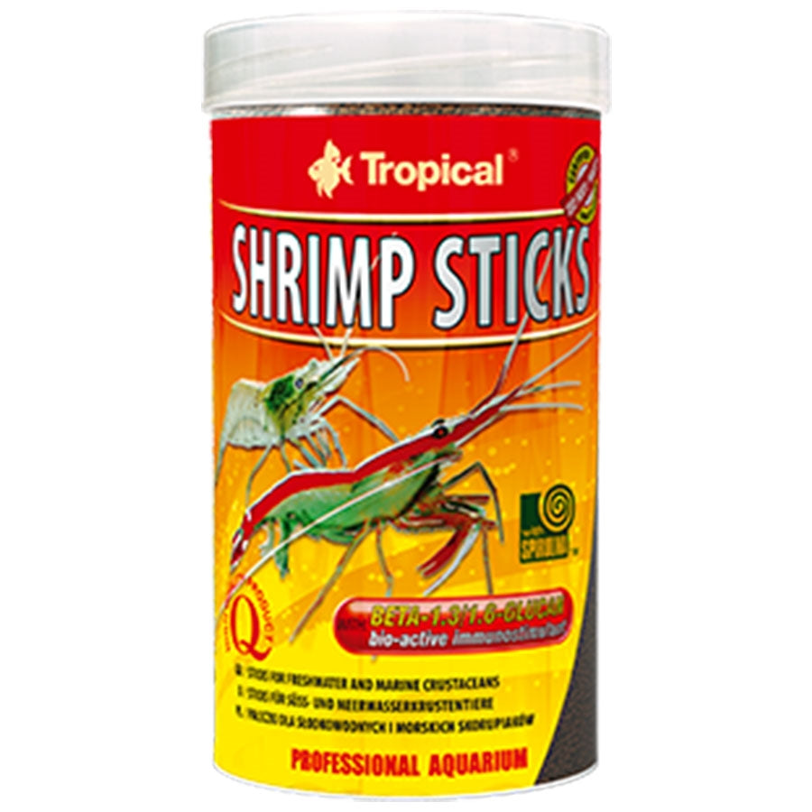 Tropical Shrimp Sticks 3mm sticks 100ml 50g Crustacean Food