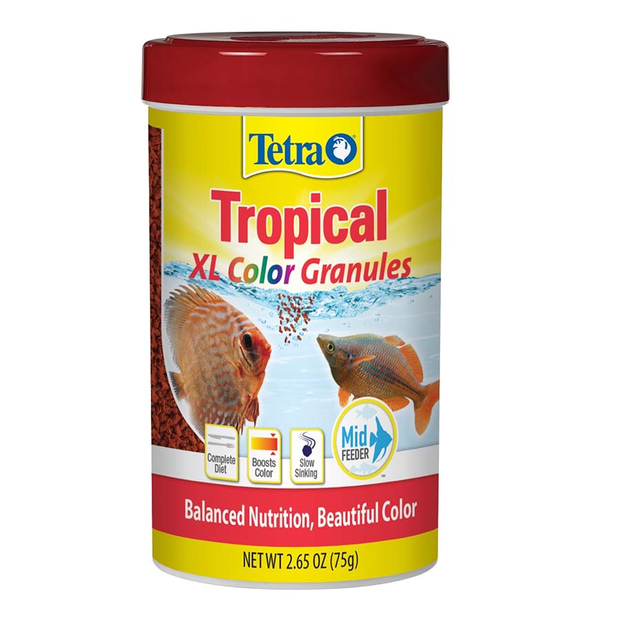 Tetra Tropical XL Colour Granules 75g Fish Food