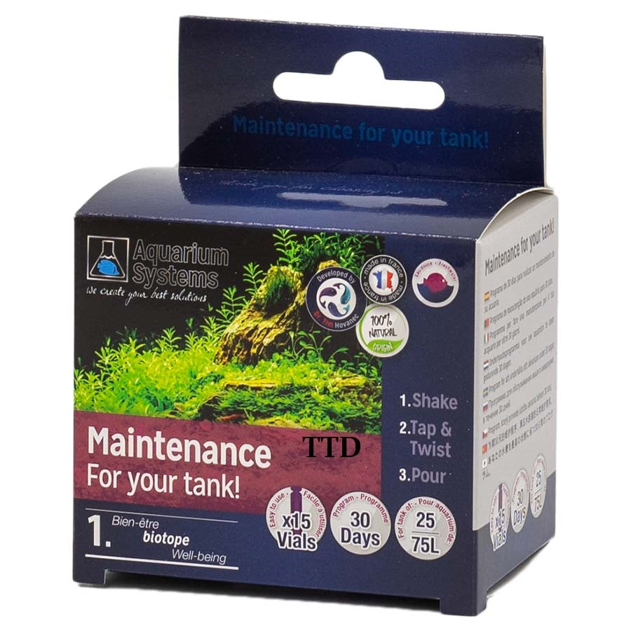 Aquarium Systems Maintain Your Tank 75l Freshwater Unidose