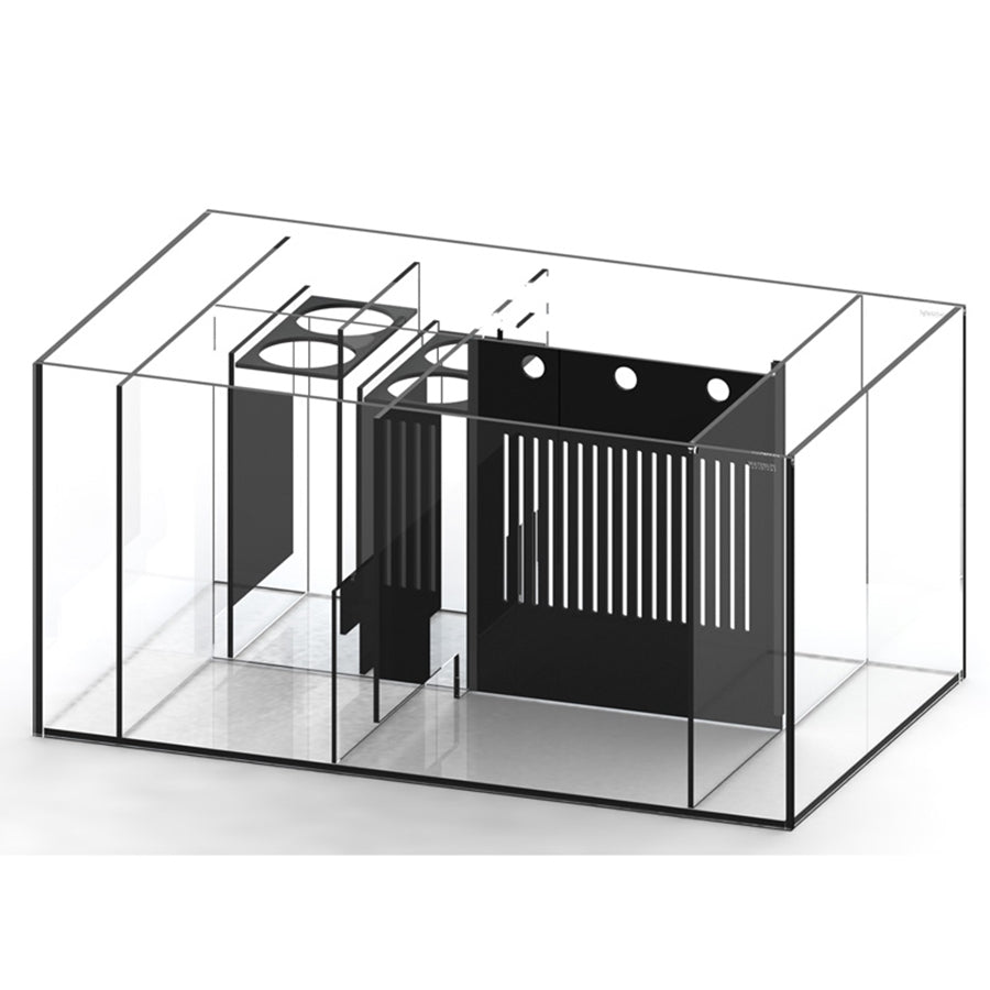Waterbox Crystal Peninsula 6025 - 702 Litres - Black Cabinet - Special Order