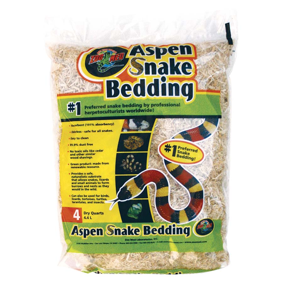 Zoo Med Aspen Snake Bedding 4 Quart 4.4ltr