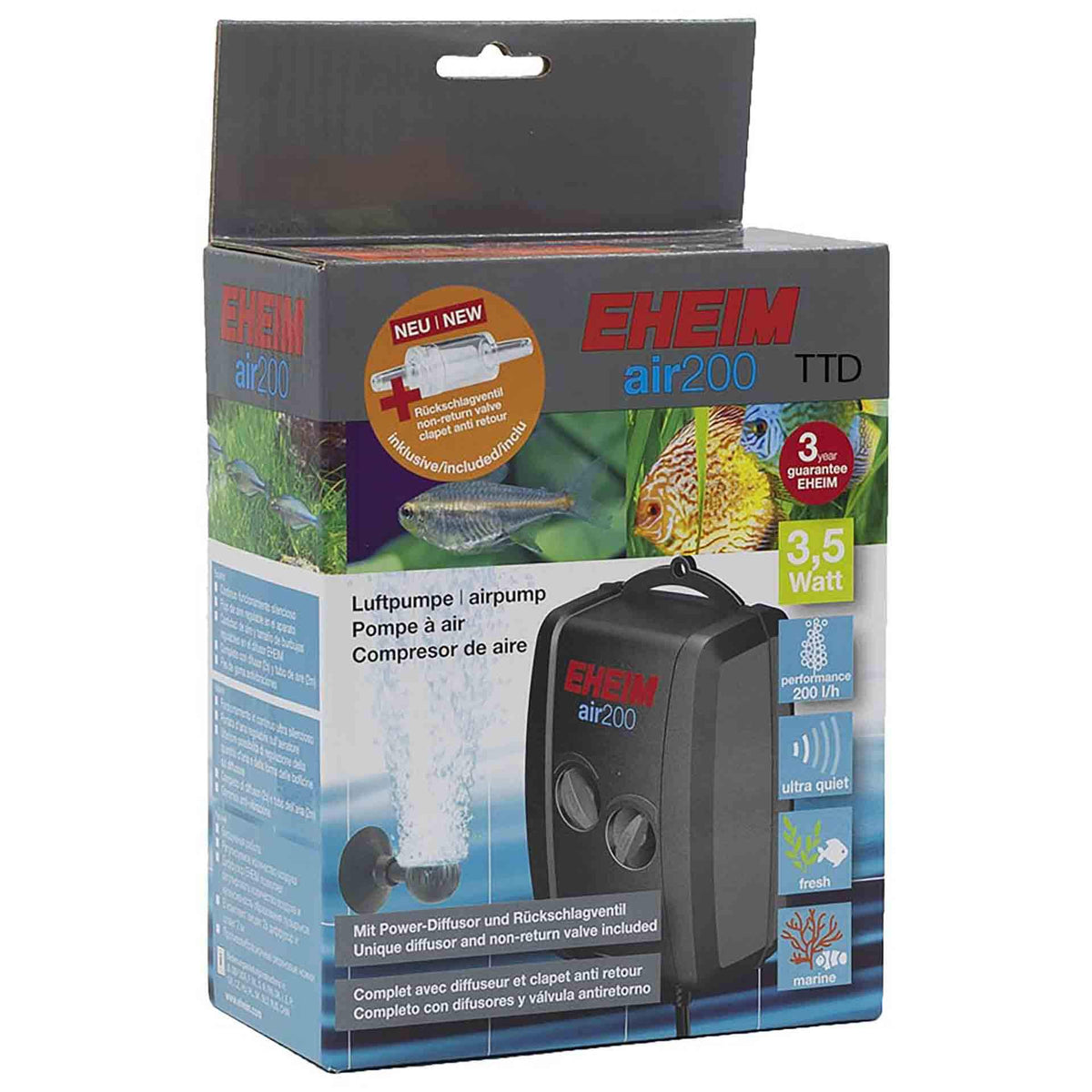 Eheim Air Pump 200 l/h Dual Outlet