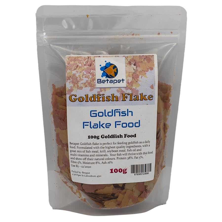 Betapet 100g Goldfish Flake Fish Food